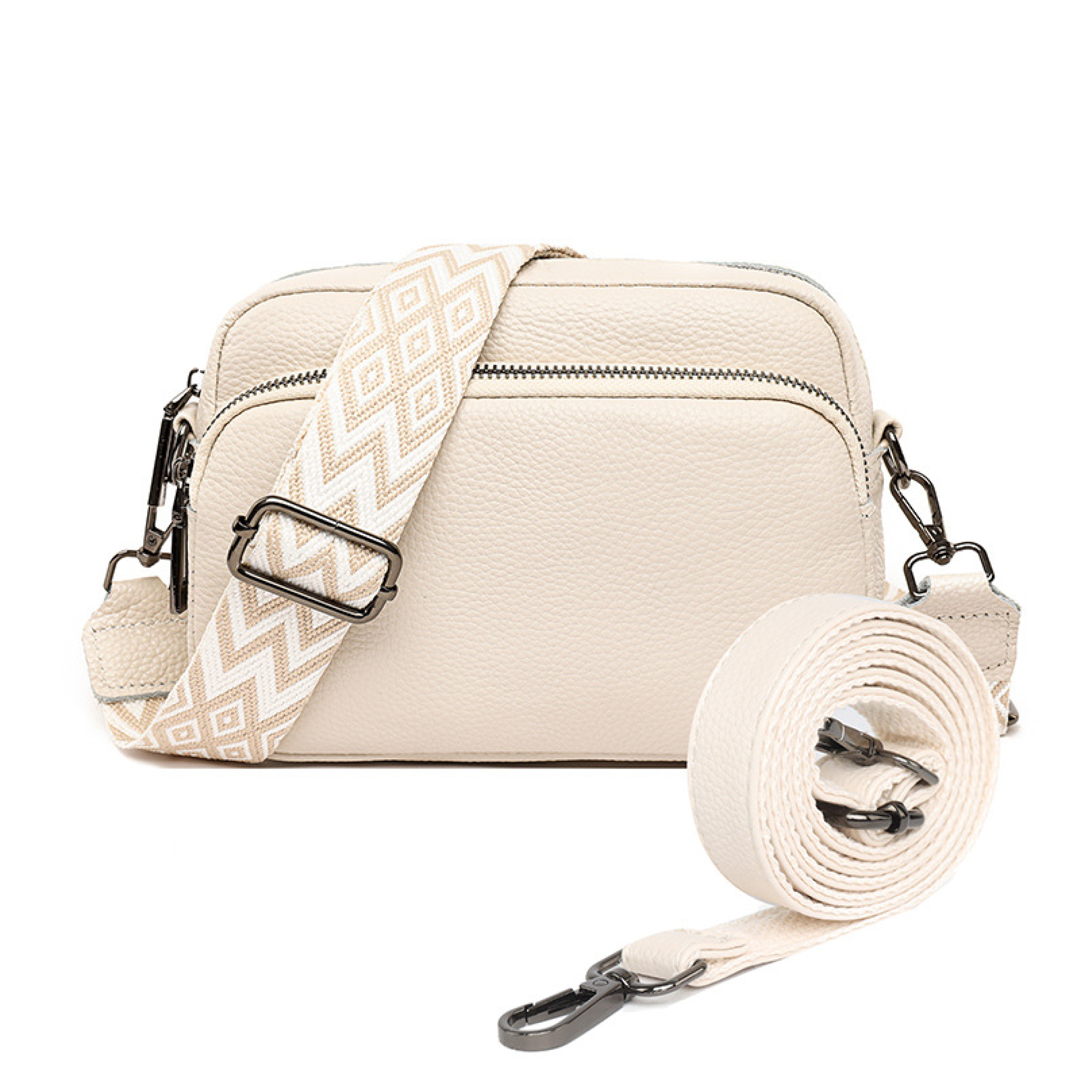 The Éclat – Bolso bandolera de piel y accesorios