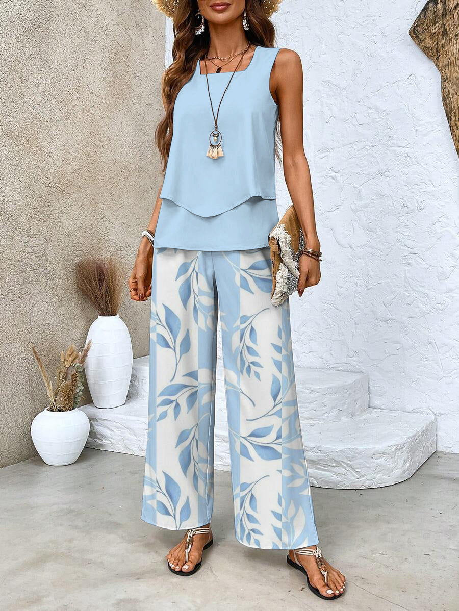 The Belle Époque – Layered Top & Flowing Trousers
