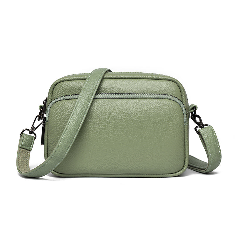 The Éclat – Bolso bandolera de piel y accesorios