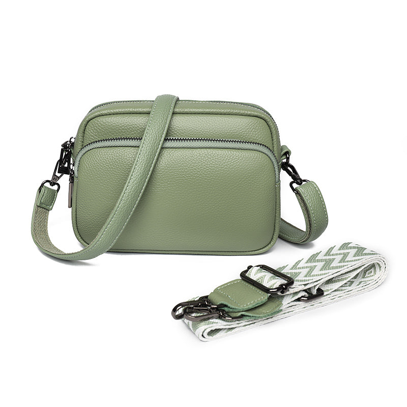 The Éclat – Bolso bandolera de piel y accesorios
